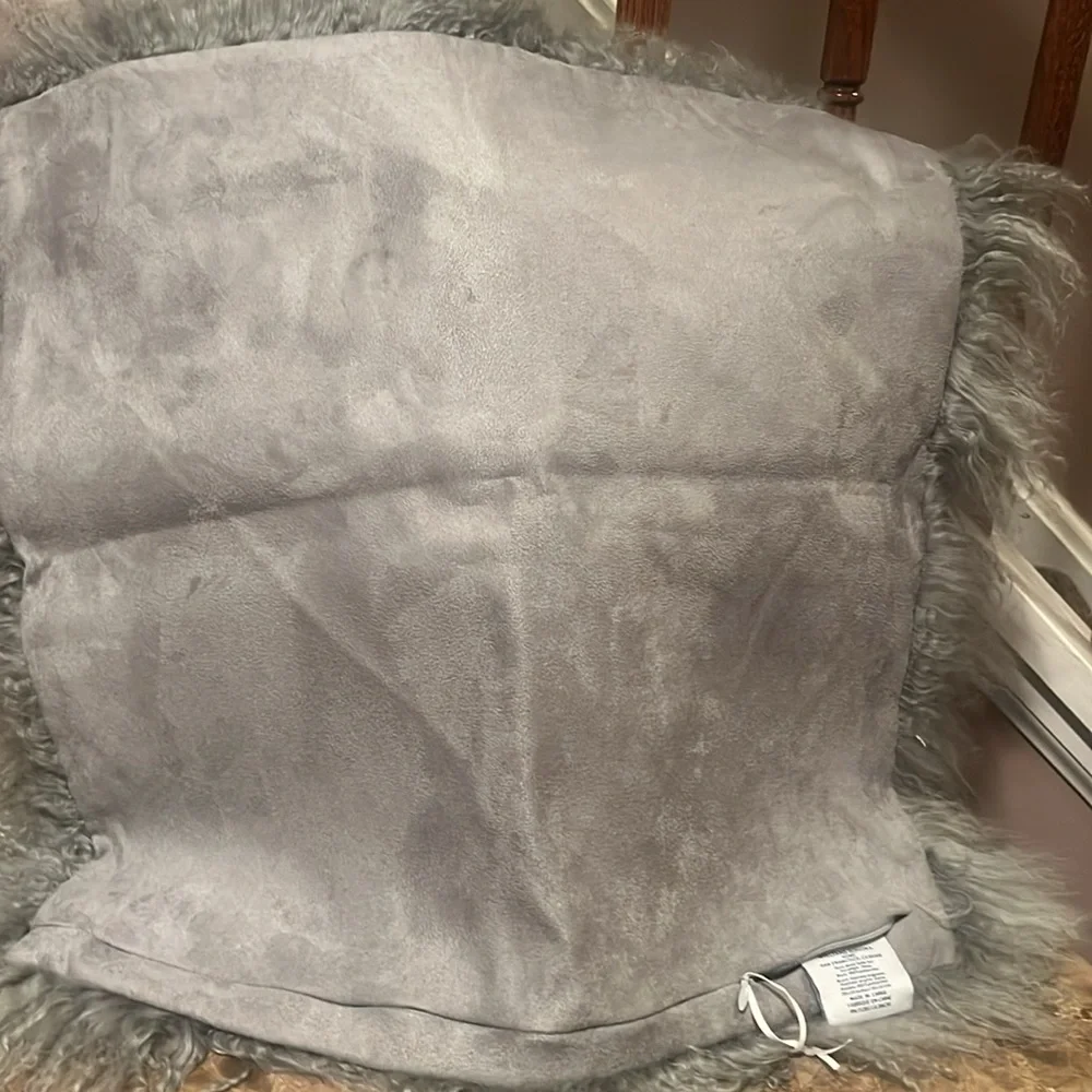Williams Sonoma Lamb Fur Pillow Cover
